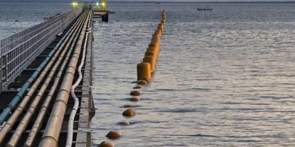 944m Natural gas pipeline installation